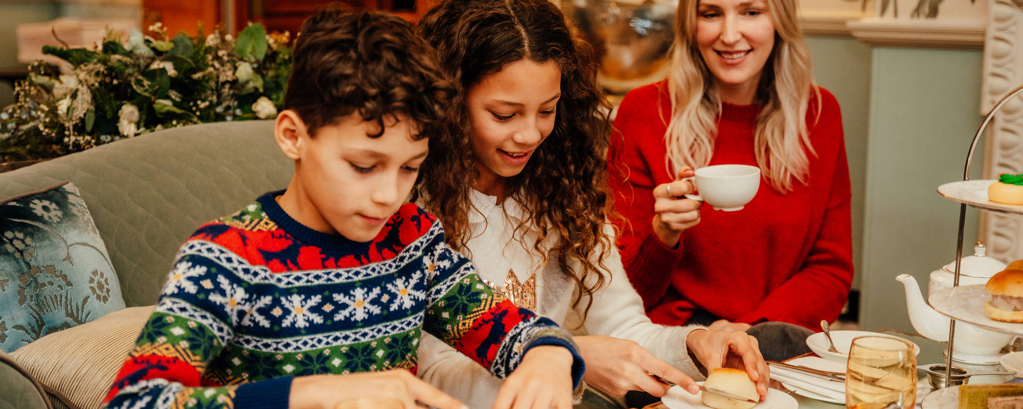 Christmas afternoon tea